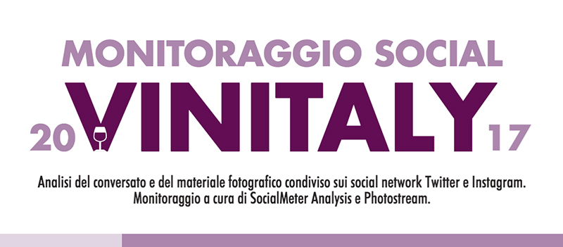 Monitoraggio social di #vinitaly2017